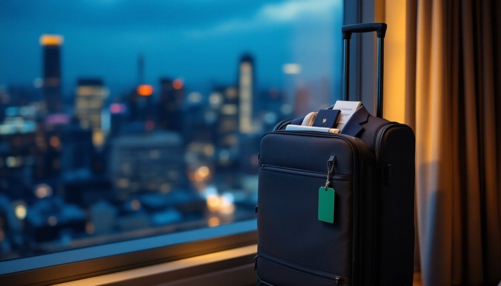 The carry-on business trip